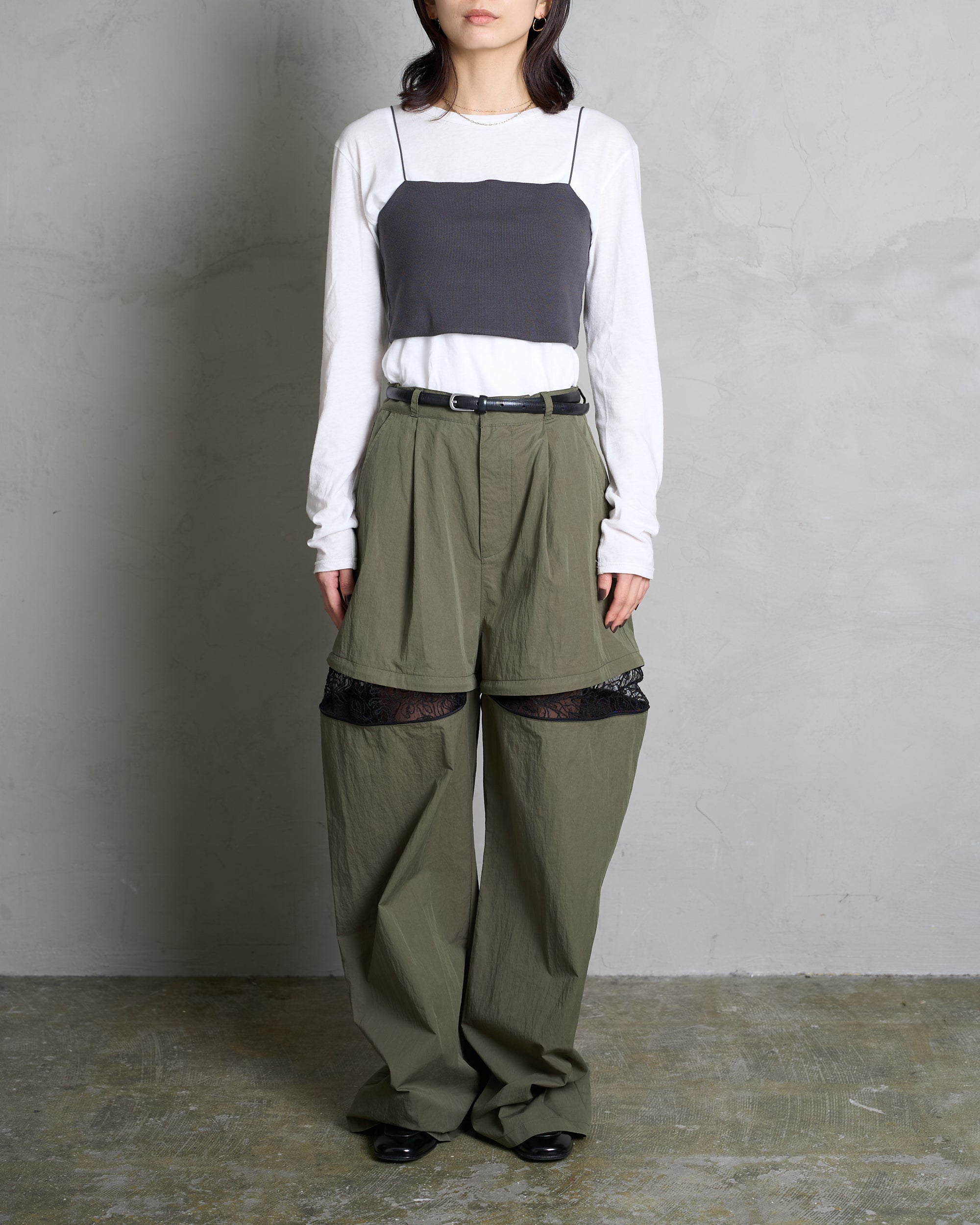 SLIT WIDE PANTS