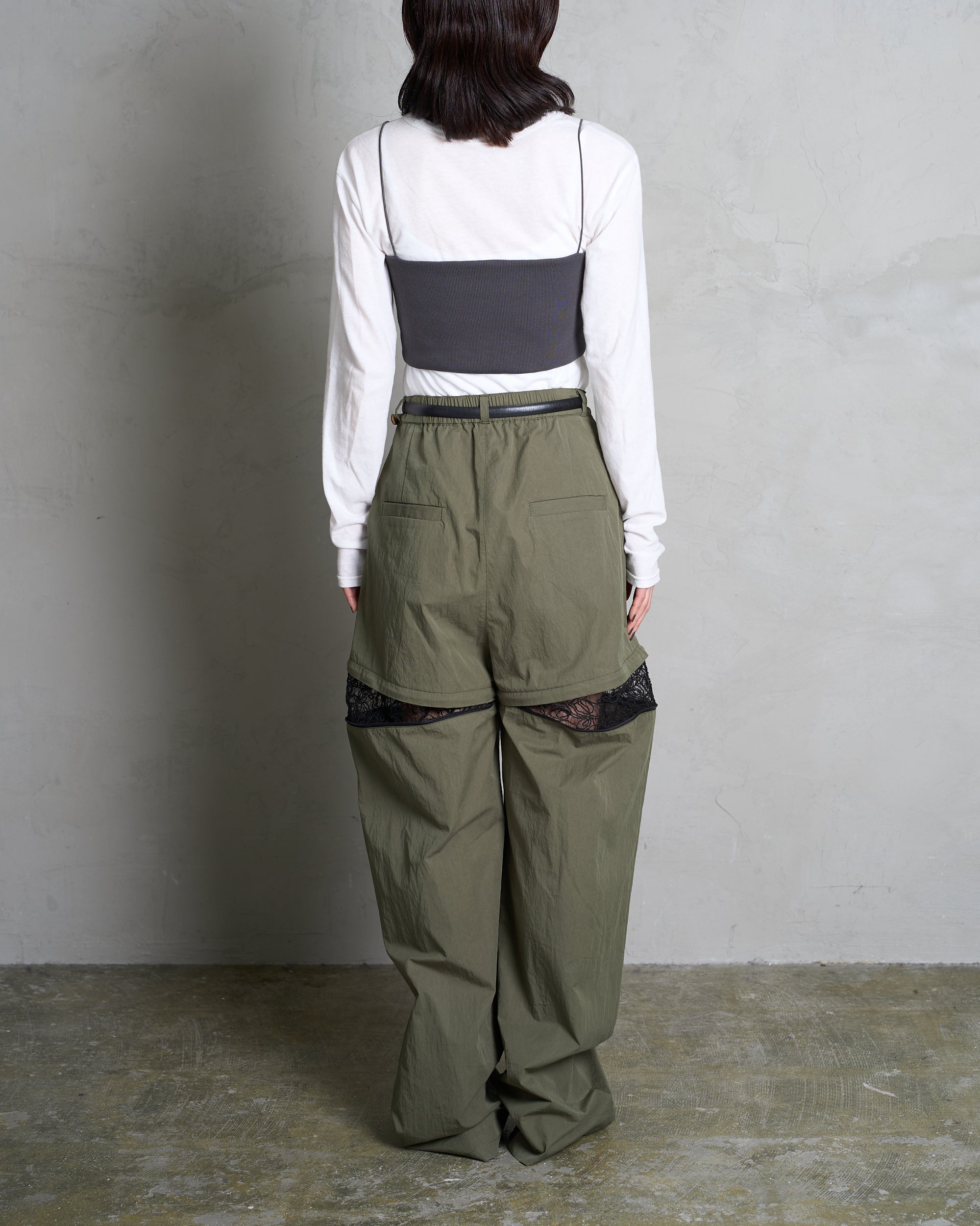 SLIT WIDE PANTS