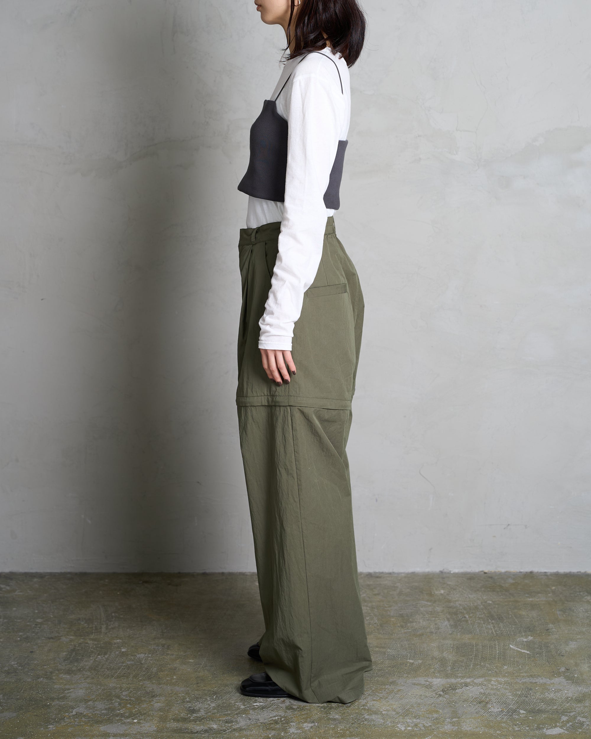 SLIT WIDE PANTS