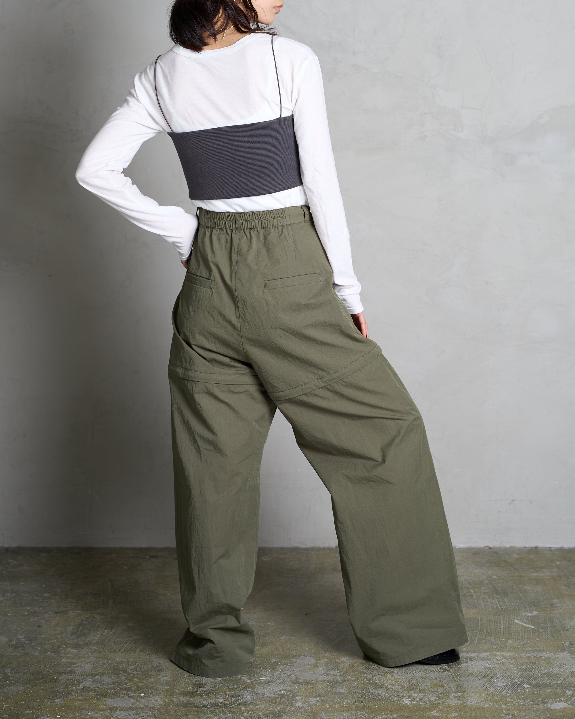 SLIT WIDE PANTS