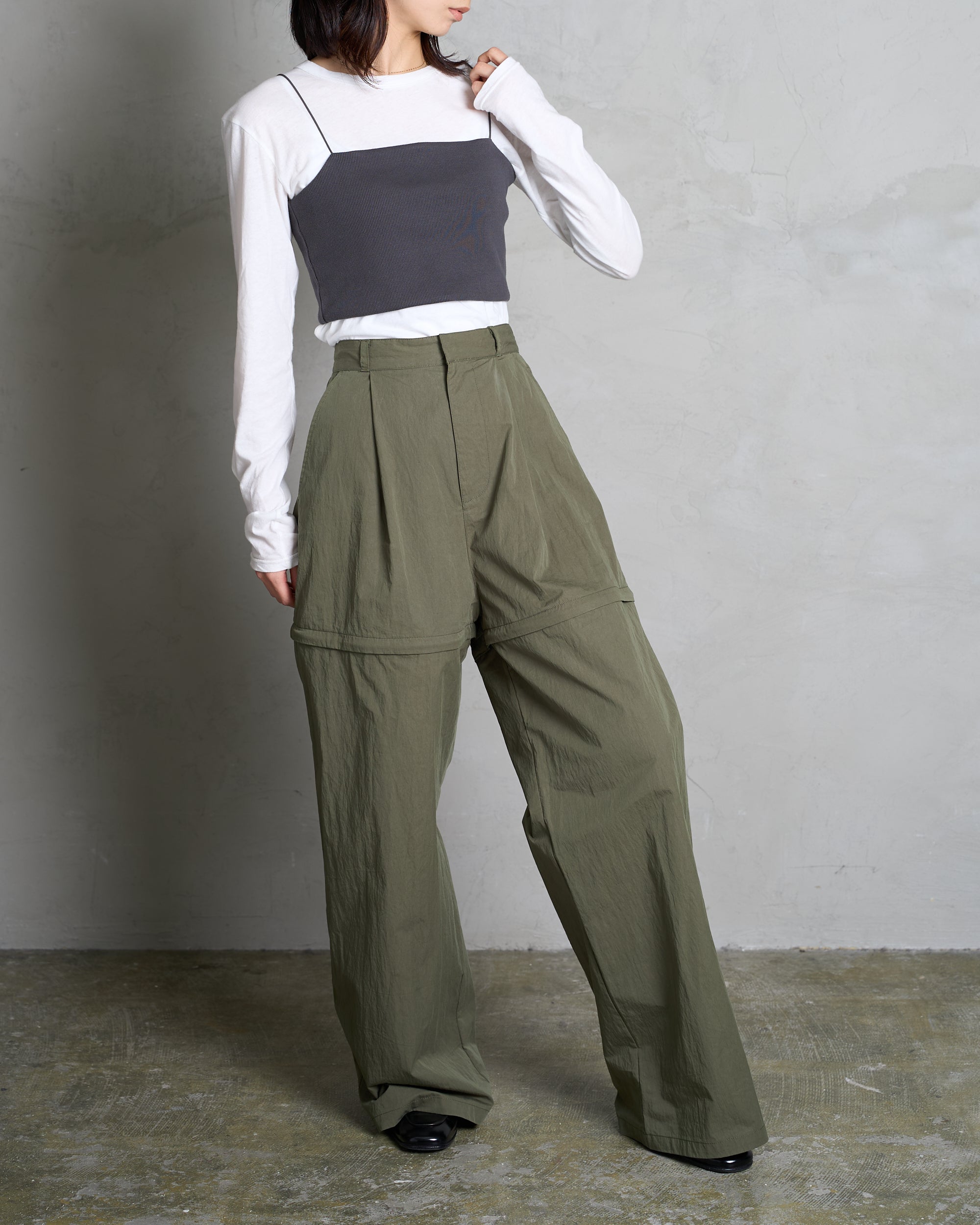 SLIT WIDE PANTS